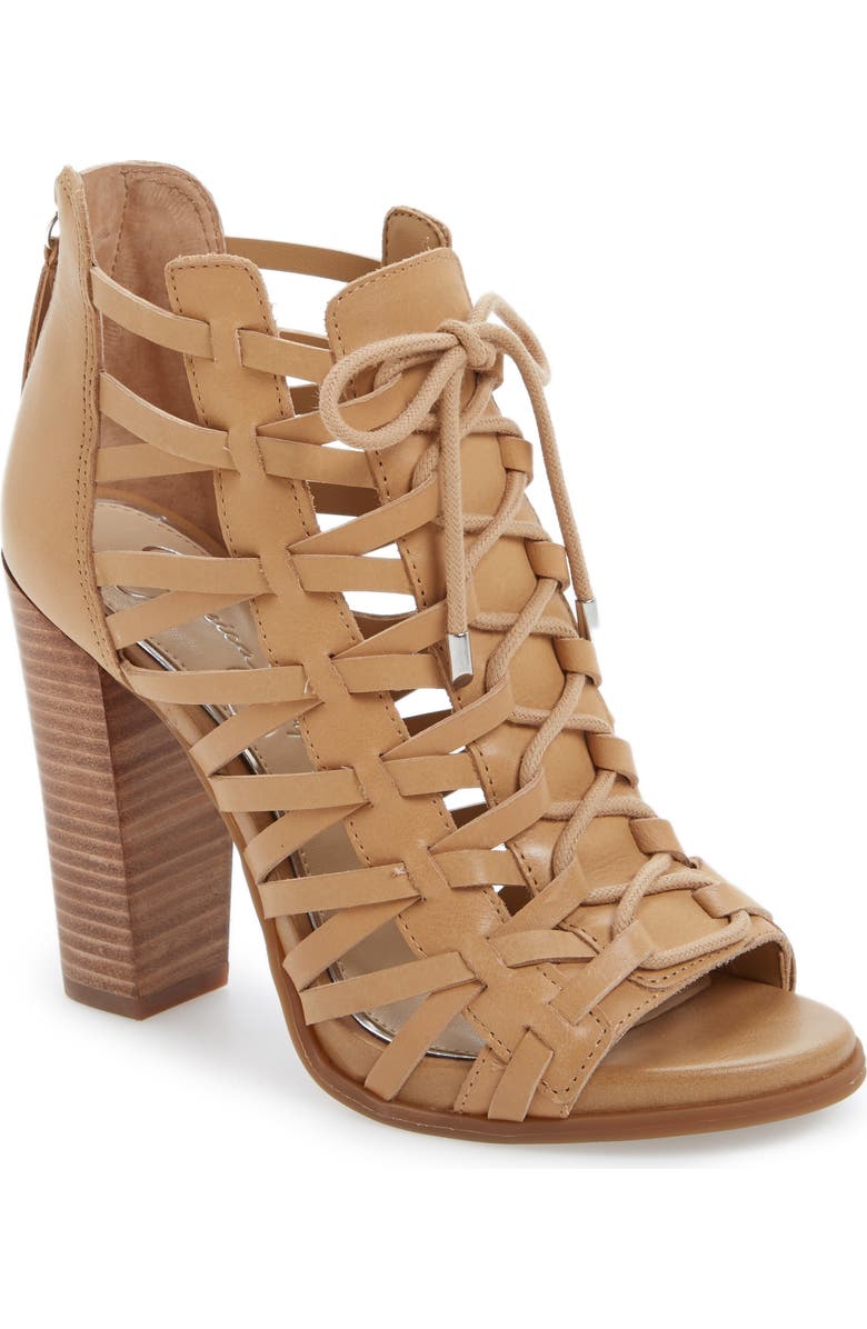 Jessica Simpson Riana Lace-Up Bootie, Main, color,