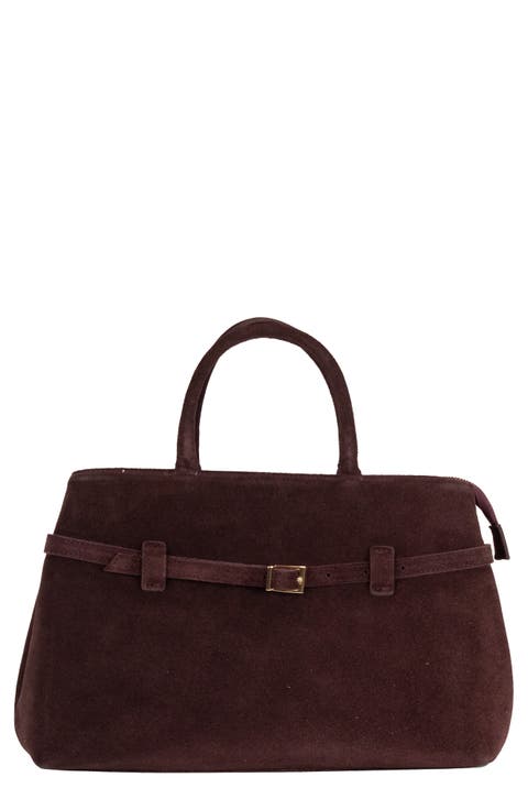 Elspeth 92 Suede Shoulder Bag