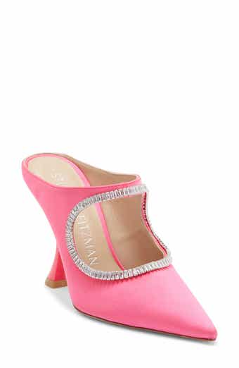 Stuart Weitzman X Curve Crystal Slingback Pump