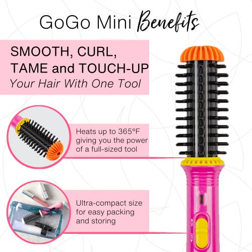 Calista Gogo Mini Round Brush In Purple