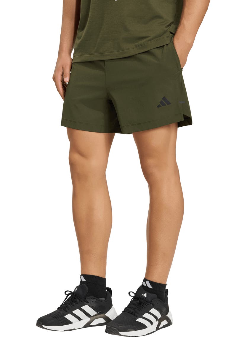 D4T Essentials AEROREADY Performance Shorts, Main, color, NIGHT CARGO