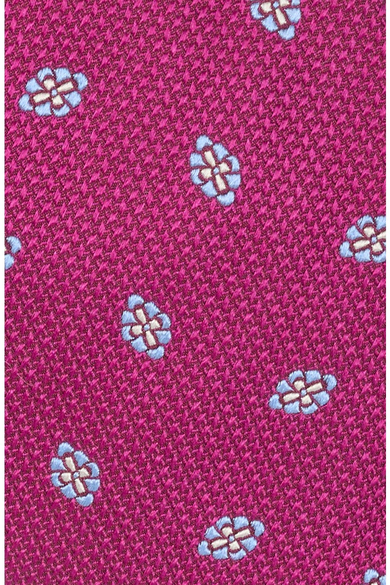 Medallion Silk Tie, Alternate, color, BERRY