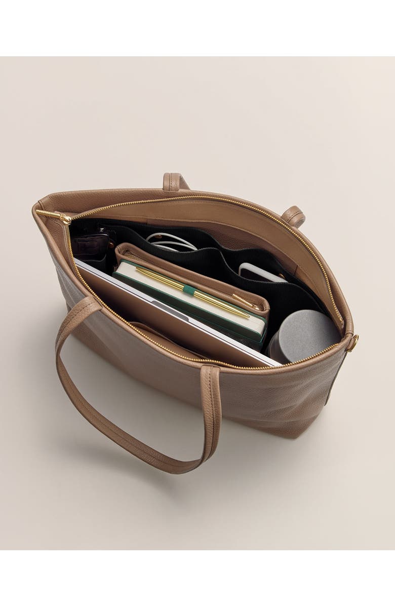 Cuyana Small Easy Tote Insert, Alternate, color, Black