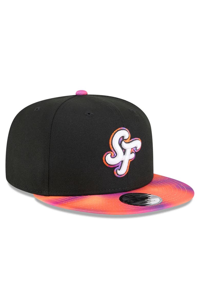 New Era Men's New Era Black/Orange San Francisco Giants 2025 City Connect 9FIFTY Snapback Hat, Alternate, color, Black