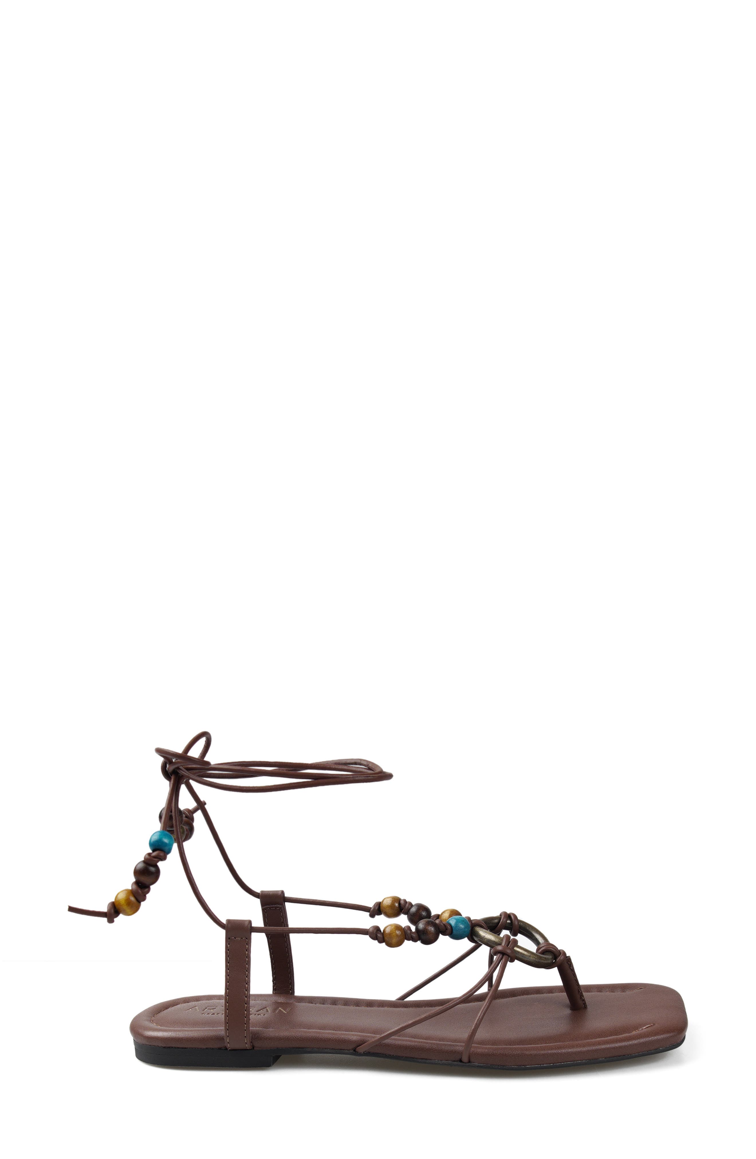 Sabinna Leather Sandal, Alternate, color, COGNAC LEATHER