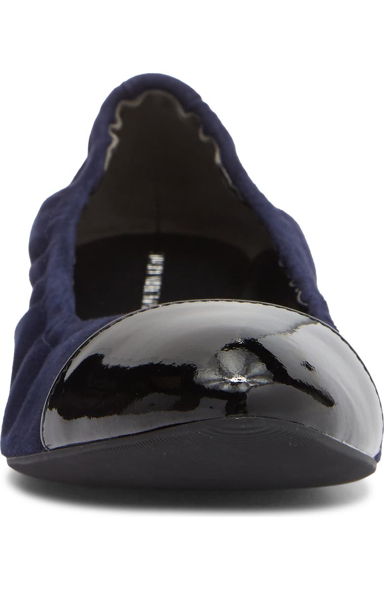 Stuart Weitzman Gabby Ballet Flat, Alternate, color, Nice Blue/ Black