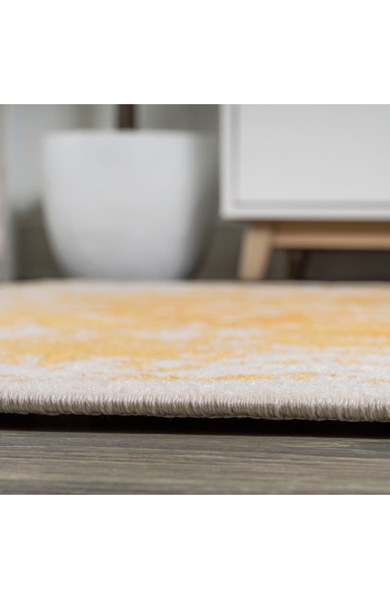 JONATHAN Y Audrey Bohemian Ornate Medallion Area Rug, Alternate, color, Orange/White