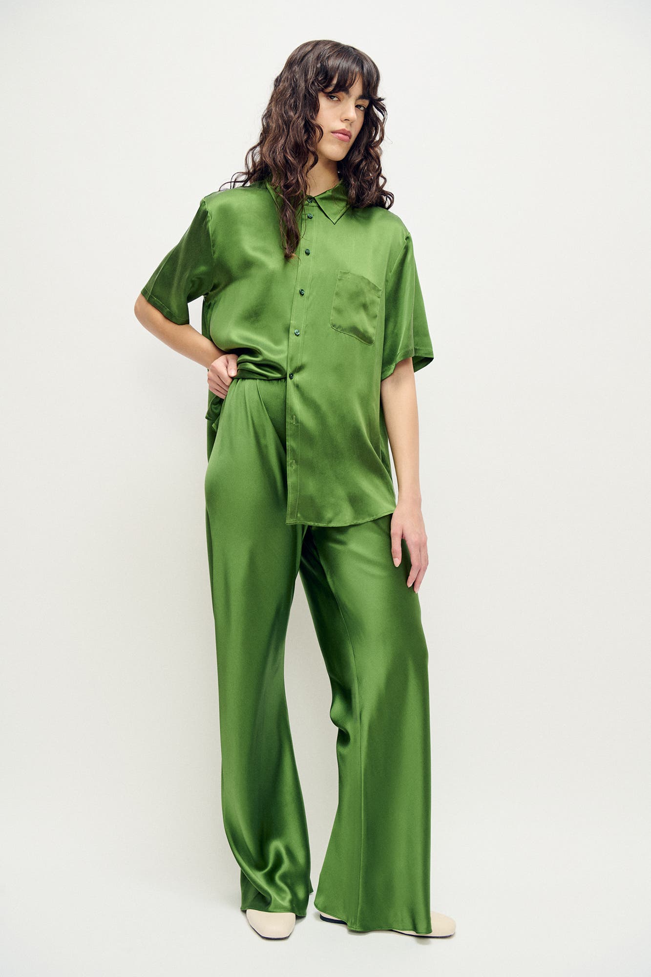 Bias Cut Pants - image 5