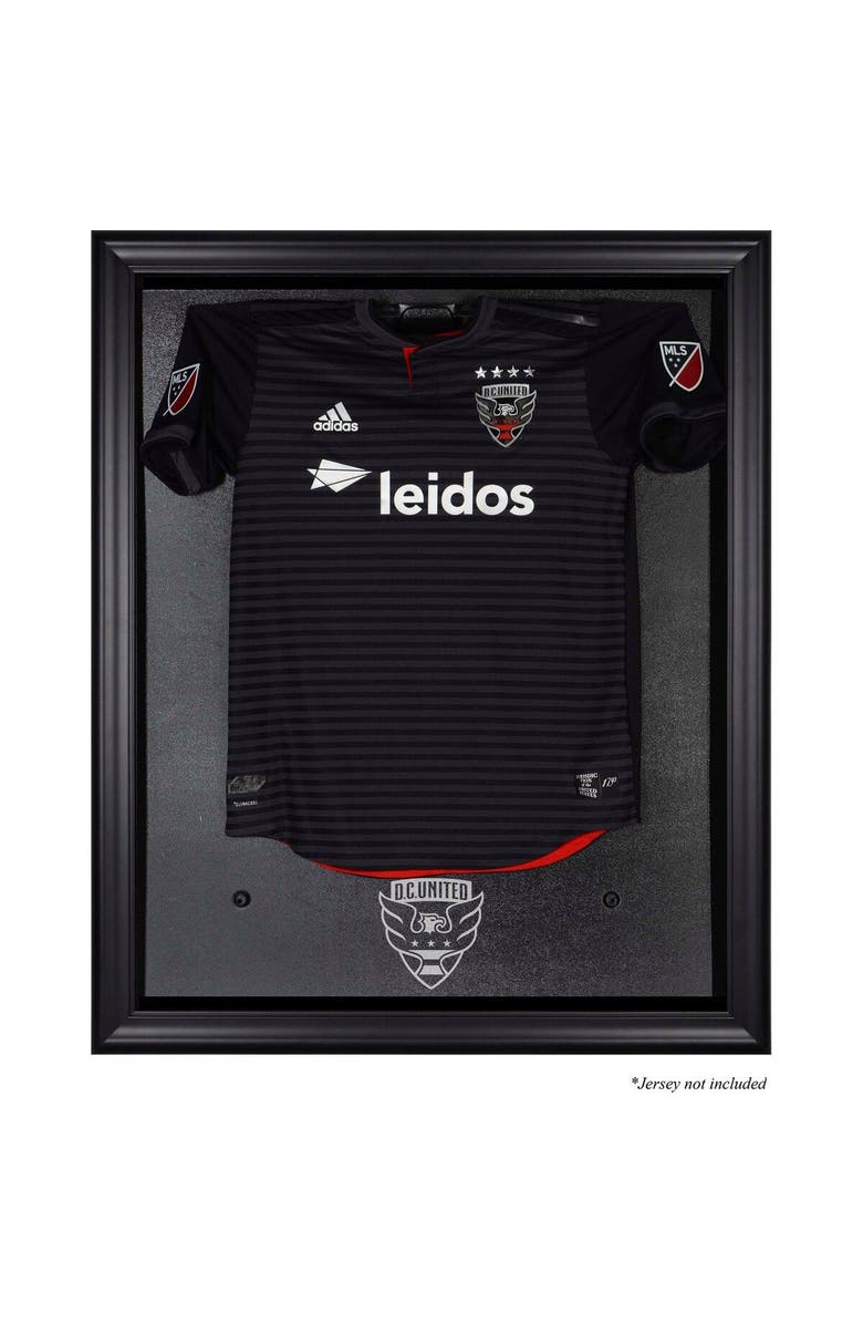FANATICS AUTHENTIC D.C. United Black Framed Team Logo Jersey Display Case, Main, color, 