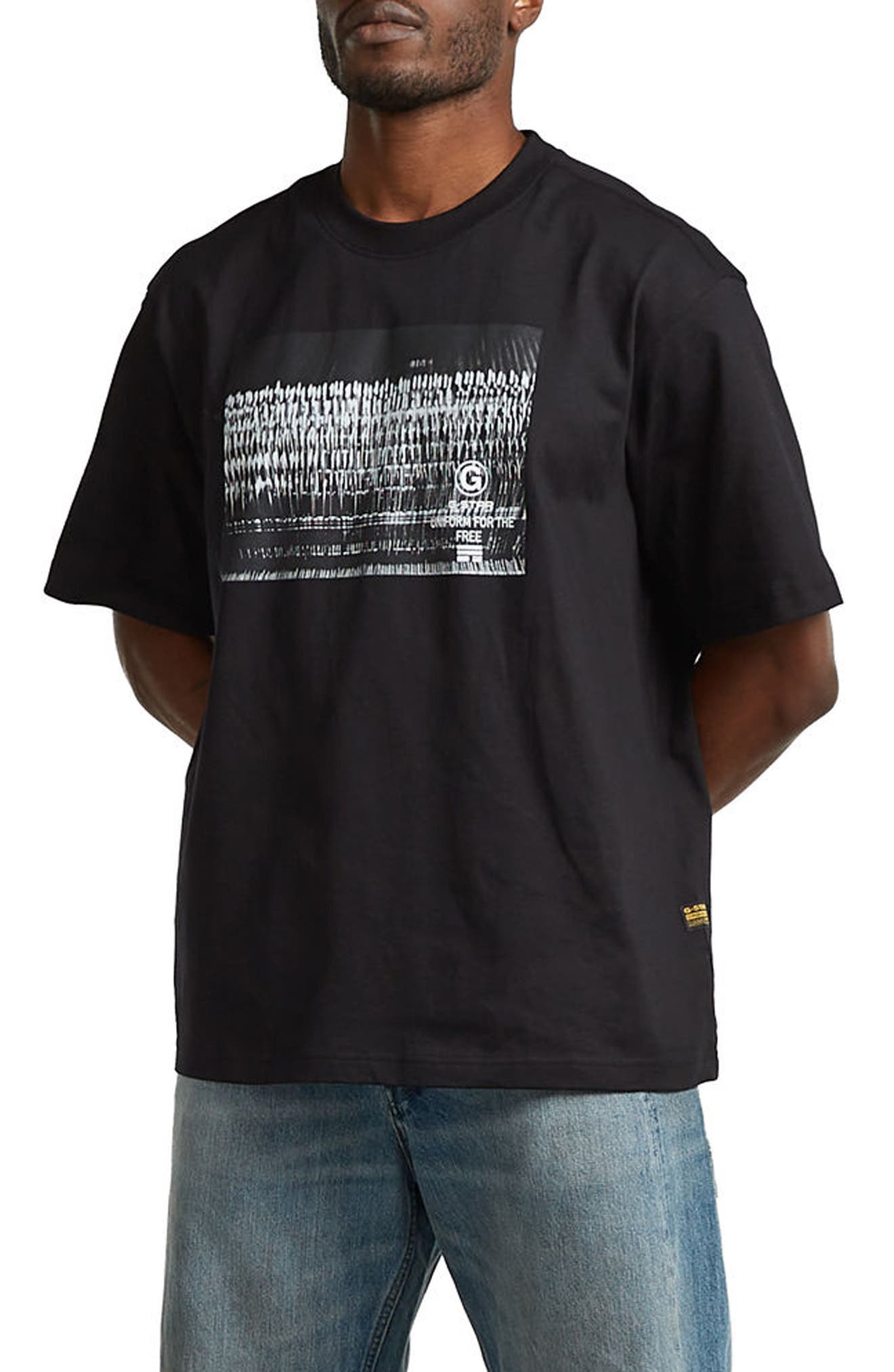 G-STAR Loose Fit Photo Print Organic Cotton Graphic T-Shirt (Men ...