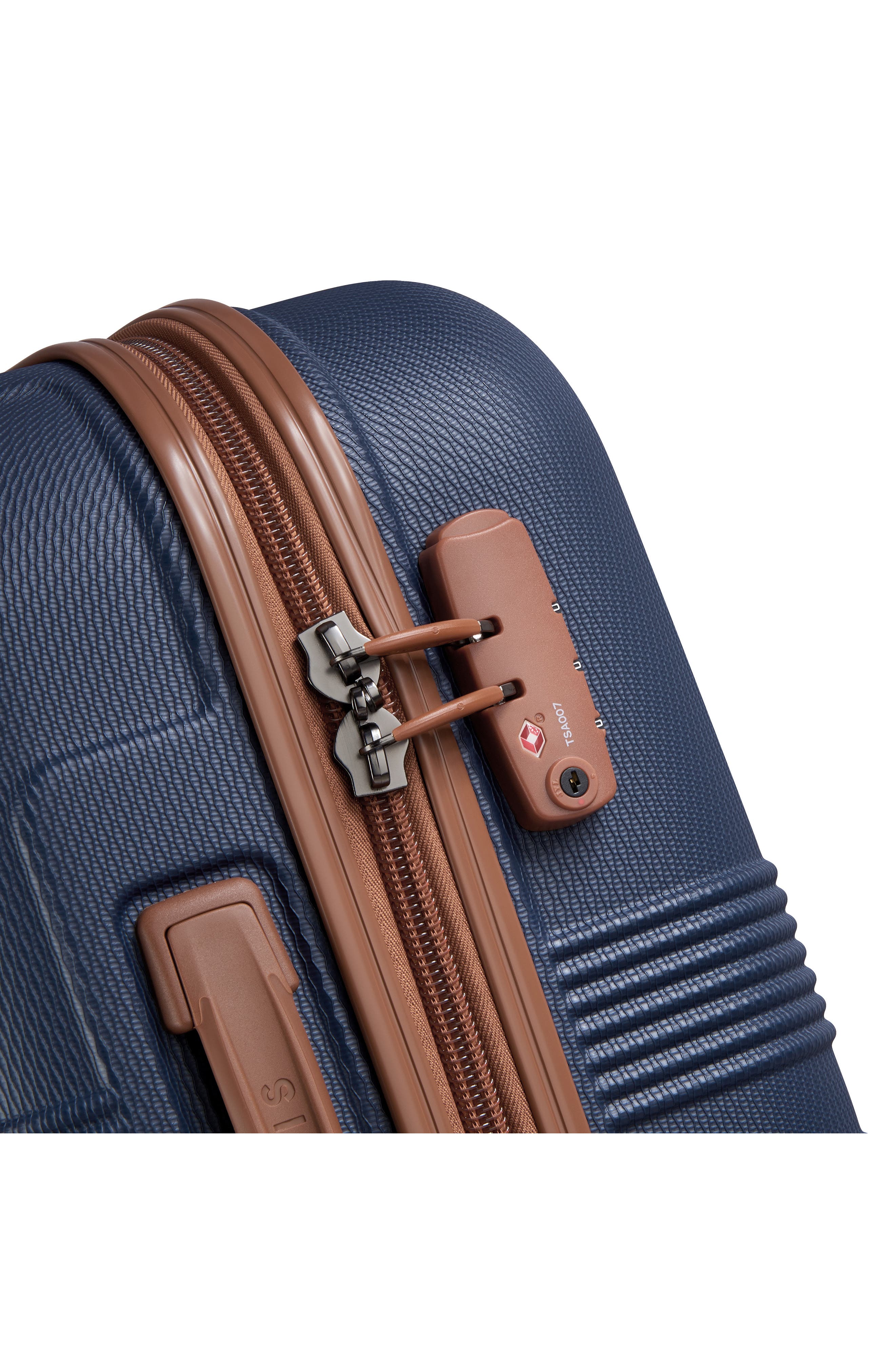 DELSEY Flanerie Hardside Carry-On Luggage, Alternate, color, Navy