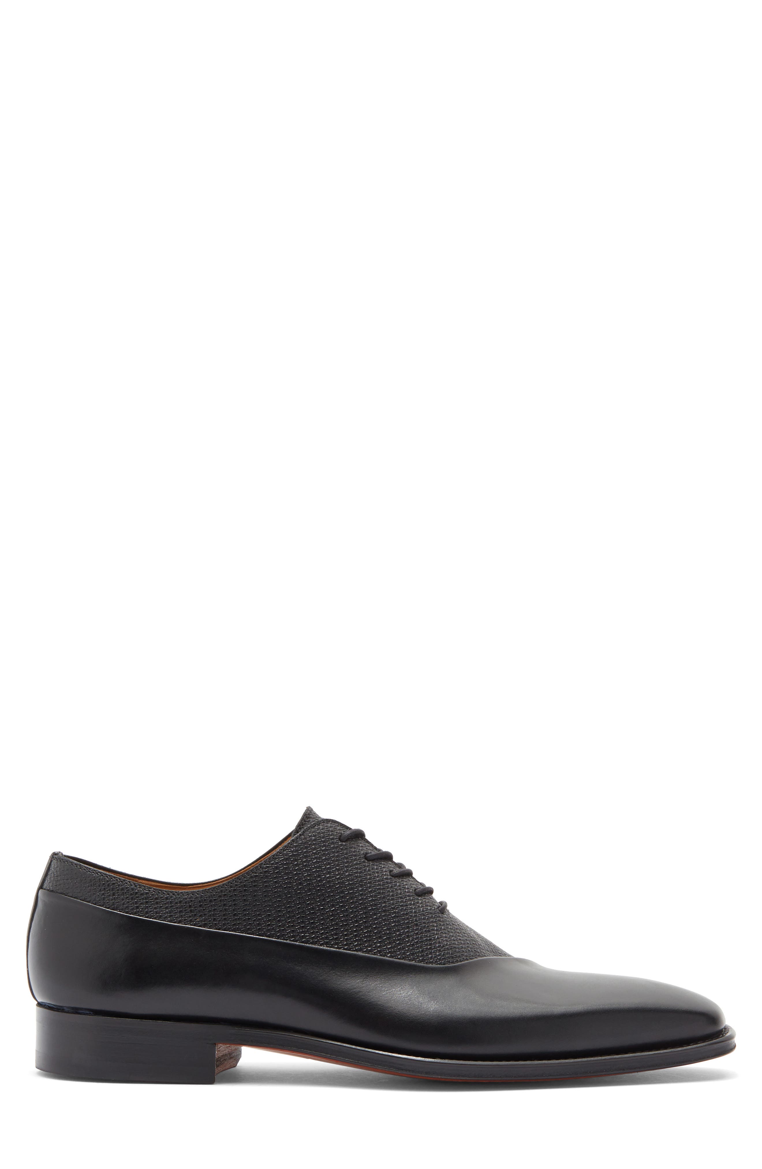 Vaughan Water Resistant Plain Toe Oxford, Alternate, color, BLACK