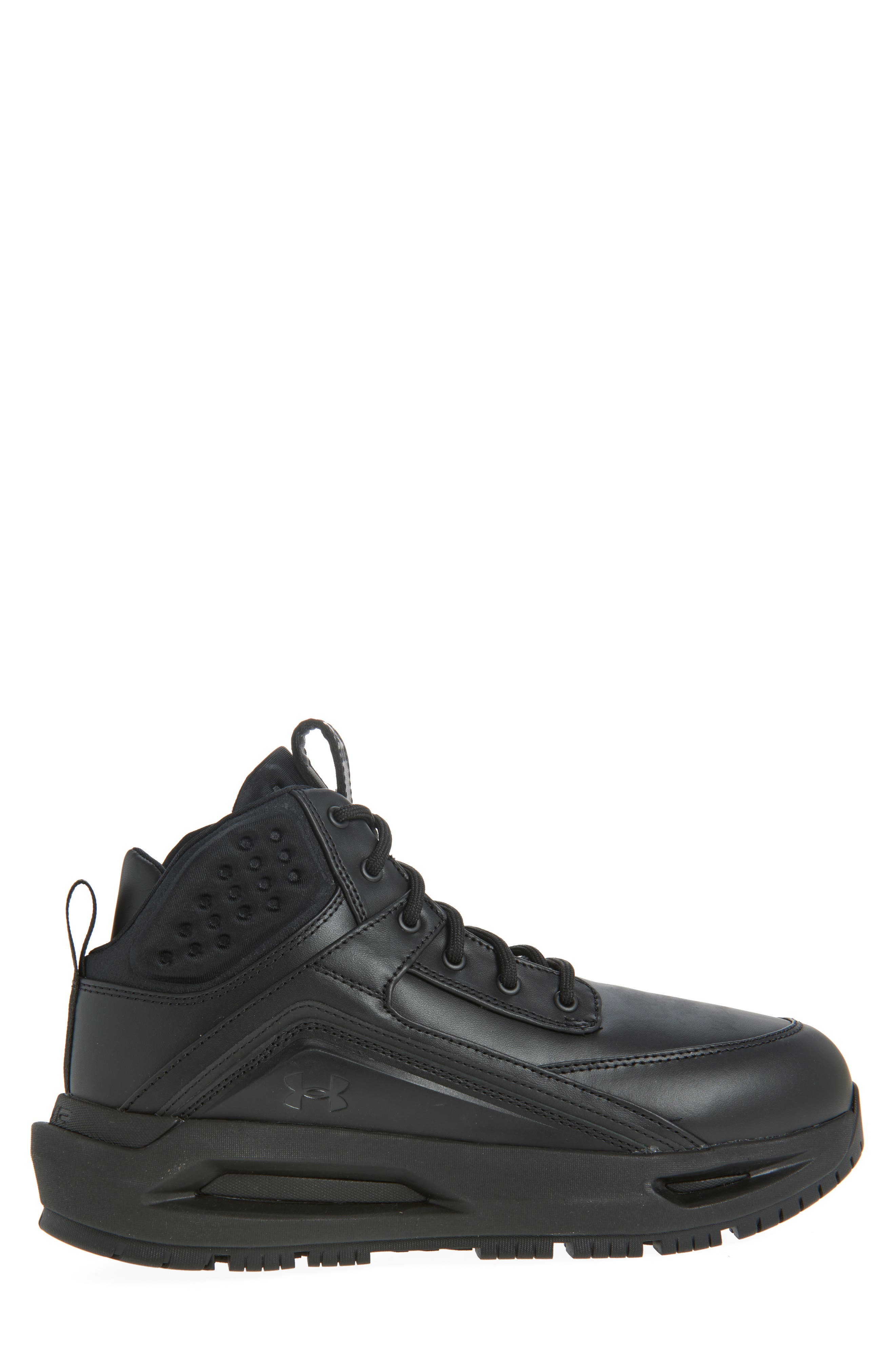 Under Armour 695 Lace-Up Boot, Alternate, color, Black