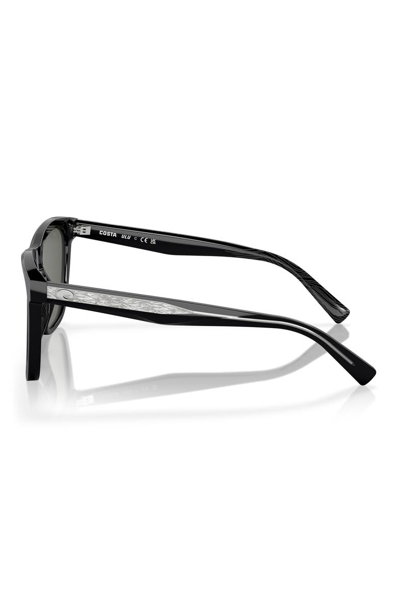 Ulu 56mm Square Sunglasses, Alternate, color, BLACK/ GRAY