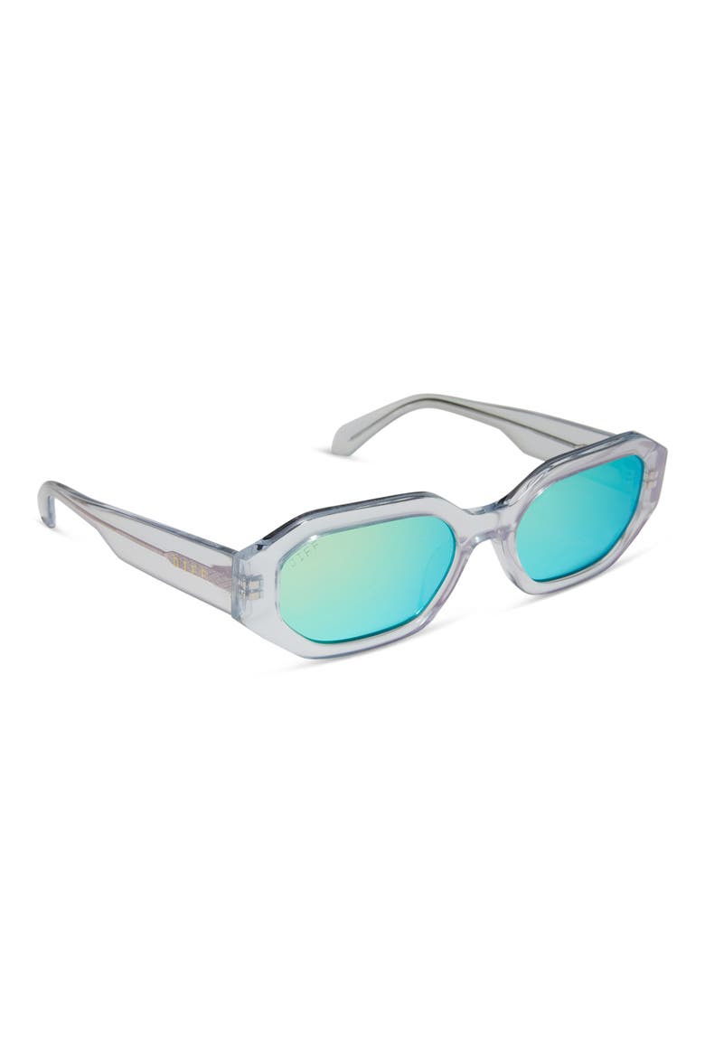 53mm Cat Eye Sunglasses, Alternate, color, TURQUOISE