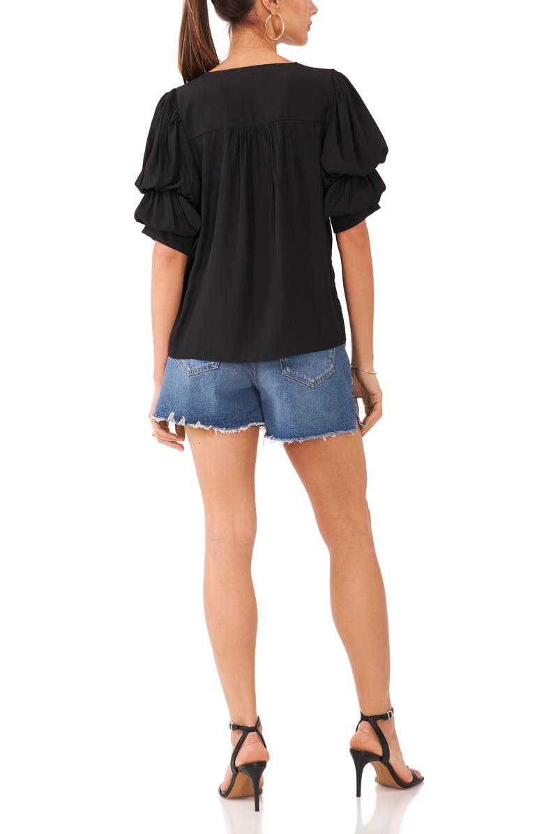 1.STATE Tiered Bubble Sleeve Blouse, Alternate, color, 