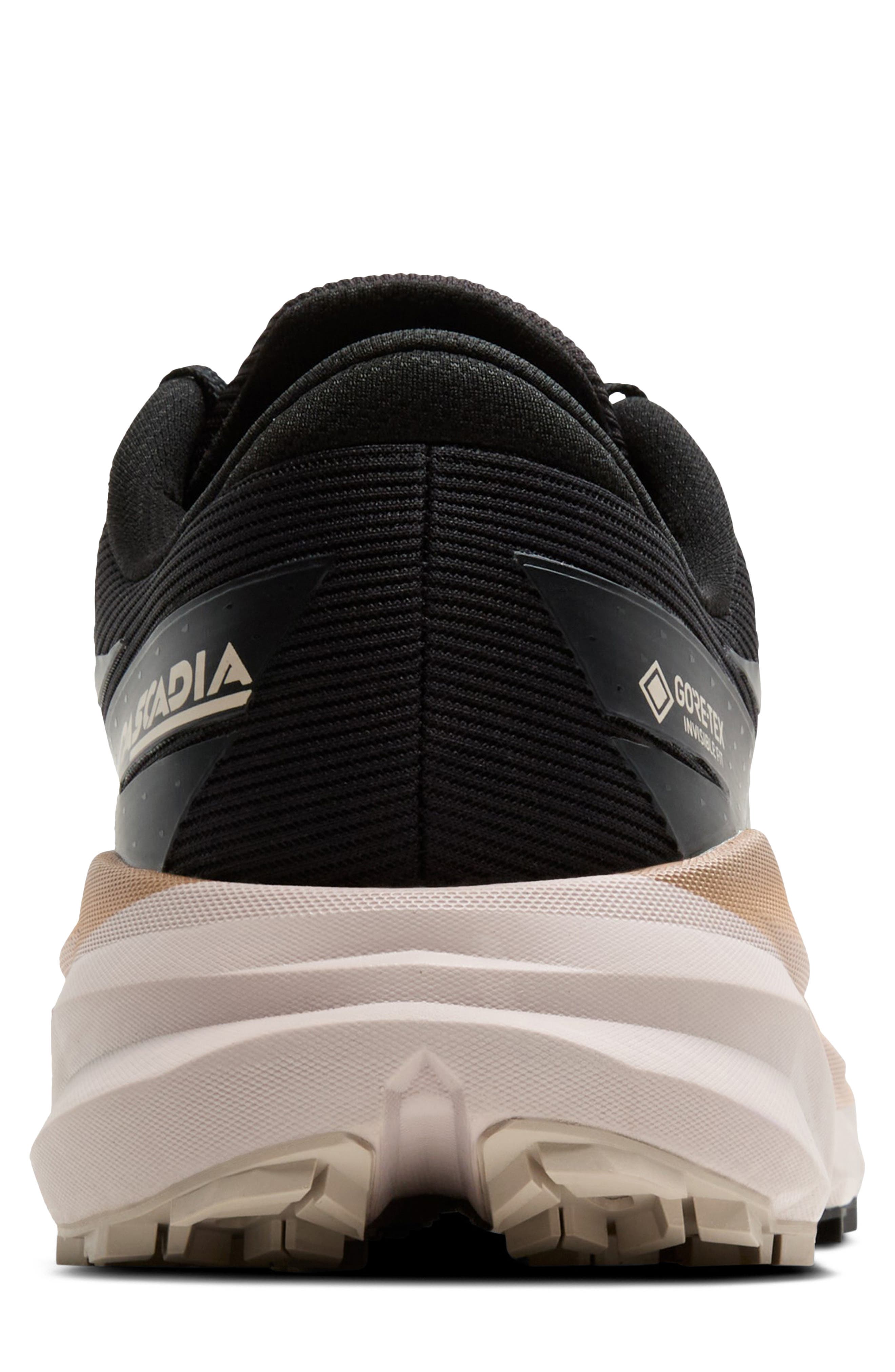 Brooks Cascadia 19 GTX Gore-Tex<sup>®</sup> Waterproof Trail Running Shoe, Alternate, color, Black/ Ebony/ Chateau Gray