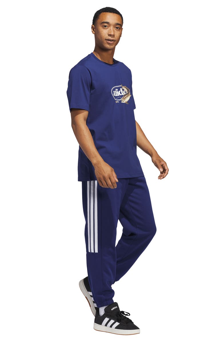 adidas Fish Sportsman Graphic T-Shirt, Alternate, color, Dark Blue