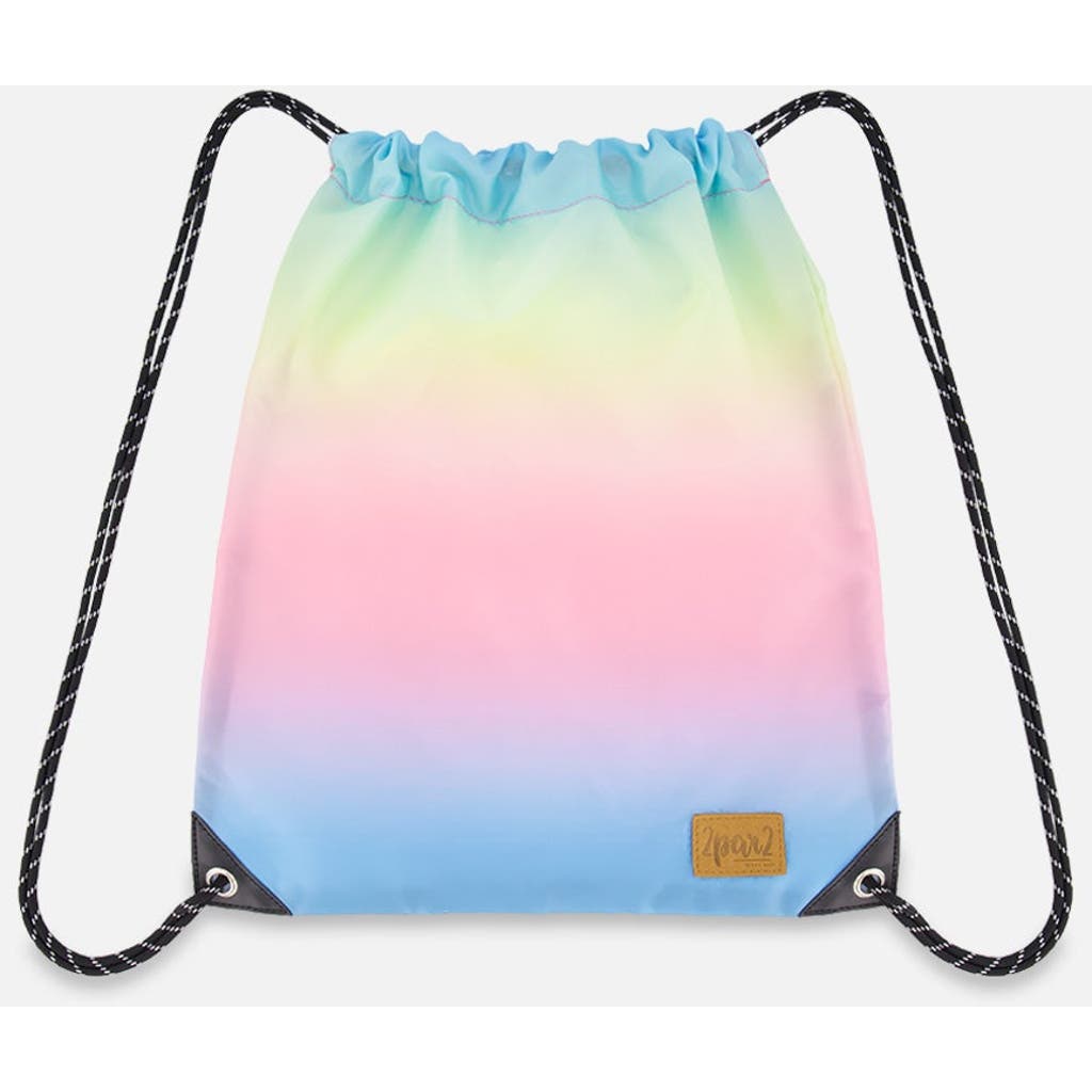 Deux Par Deux Drawstring Bag In Multi