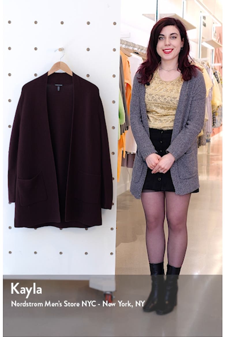 Rib Silk & Cashmere Cardigan video