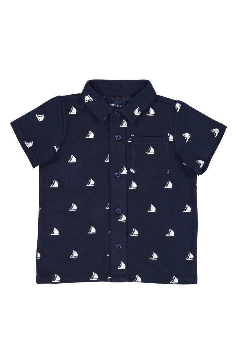 Andy & Evan Knit Shirt, Main, color, 