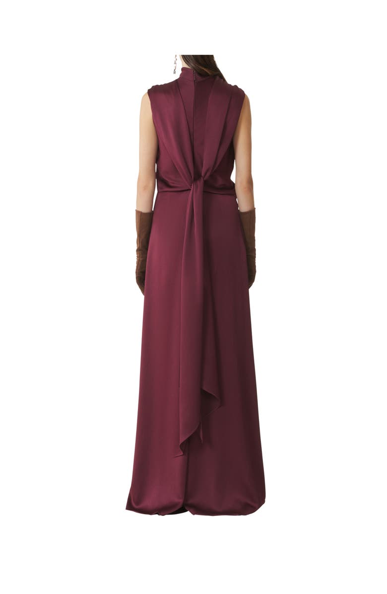 Lanvin Long Jumpsuit In Satin, Alternate, color, Bacchus
