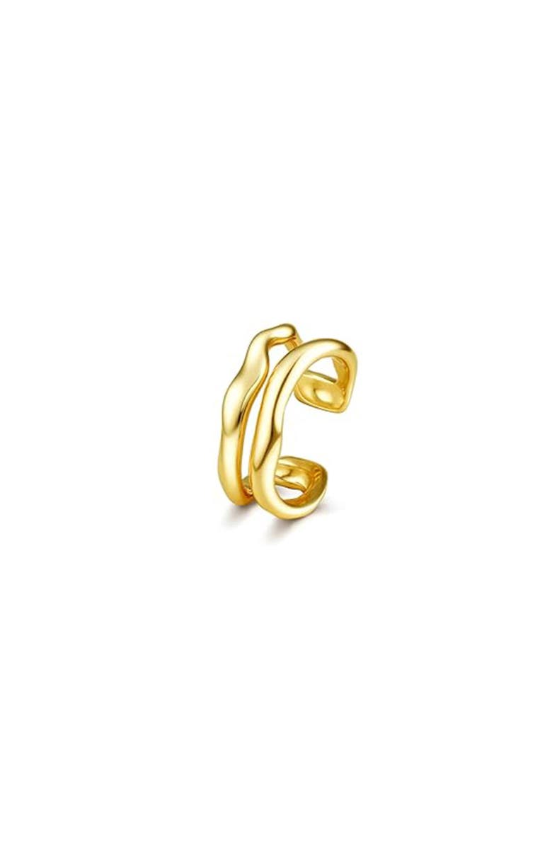 Outofoffice Gold Ear Cuff Textured, Main, color,
