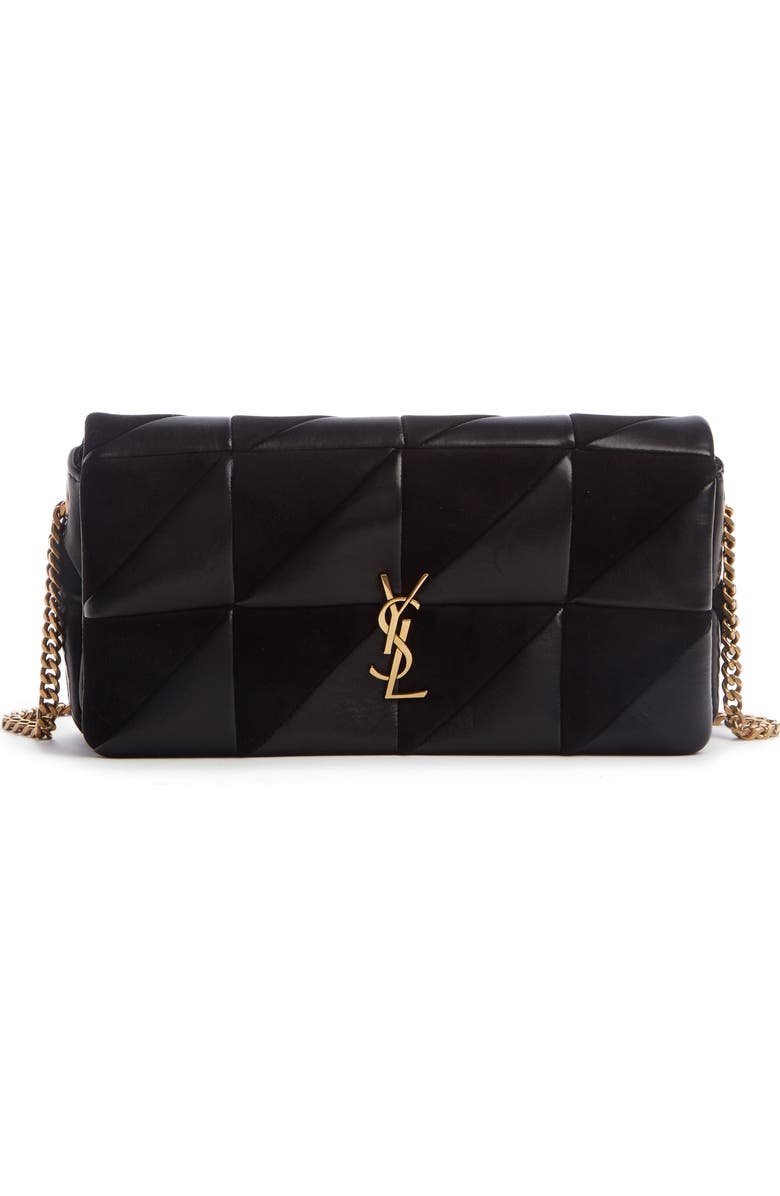 Saint Laurent Jamie 99 Patchwork Leather Baguette, Main, color,