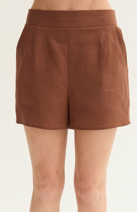 Easy Wear Linen Blend Shorts