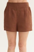 CRESCENT Easy Wear Linen Blend Shorts