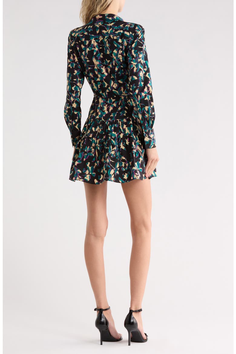 Nanette Long Sleeved Cotton Minidress, Alternate, color, KALEIDOSCOPE