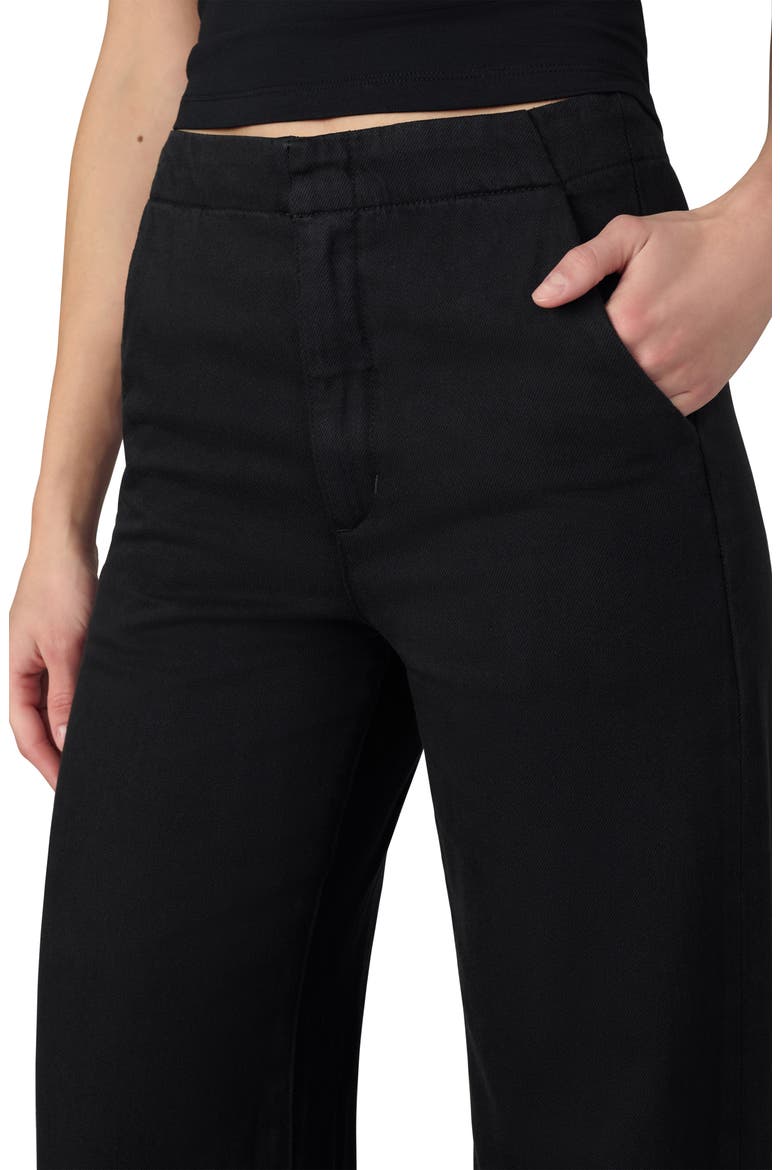 The Clean Wide Leg Trouser, Alternate, color, BLACK