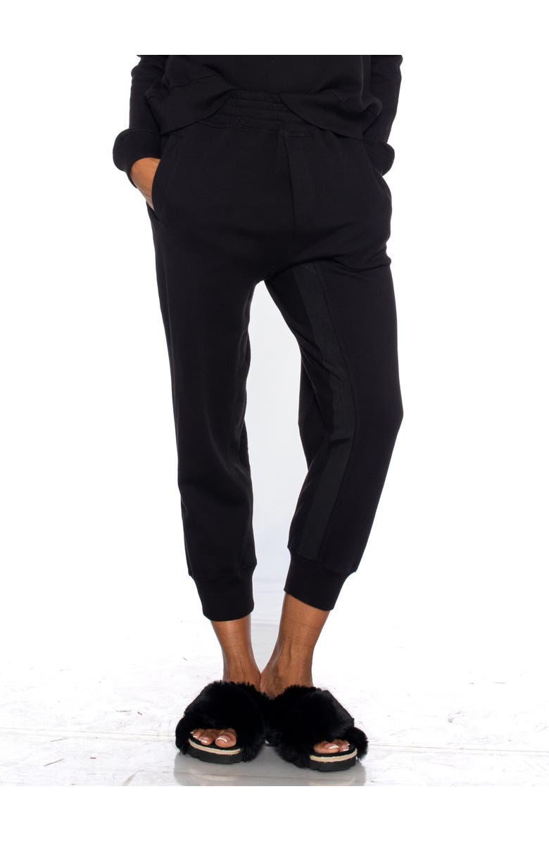 WILT Clothing Welt Pocket Sweatpant Black Contrast, Main, color, Black