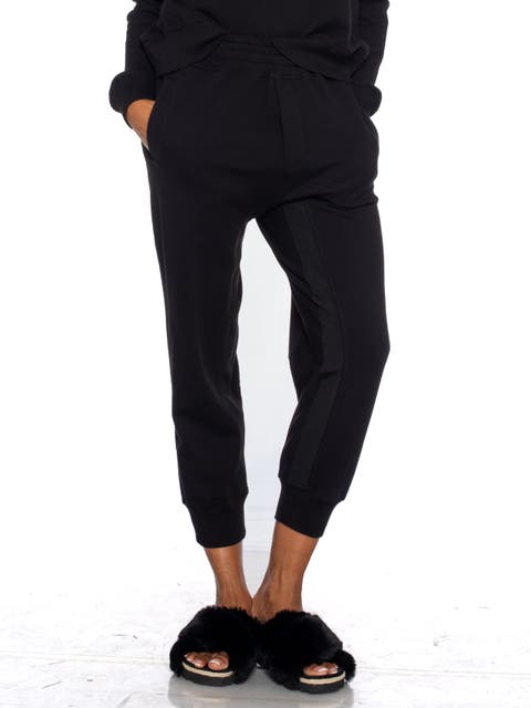 Welt Pocket Sweatpant Black Contrast