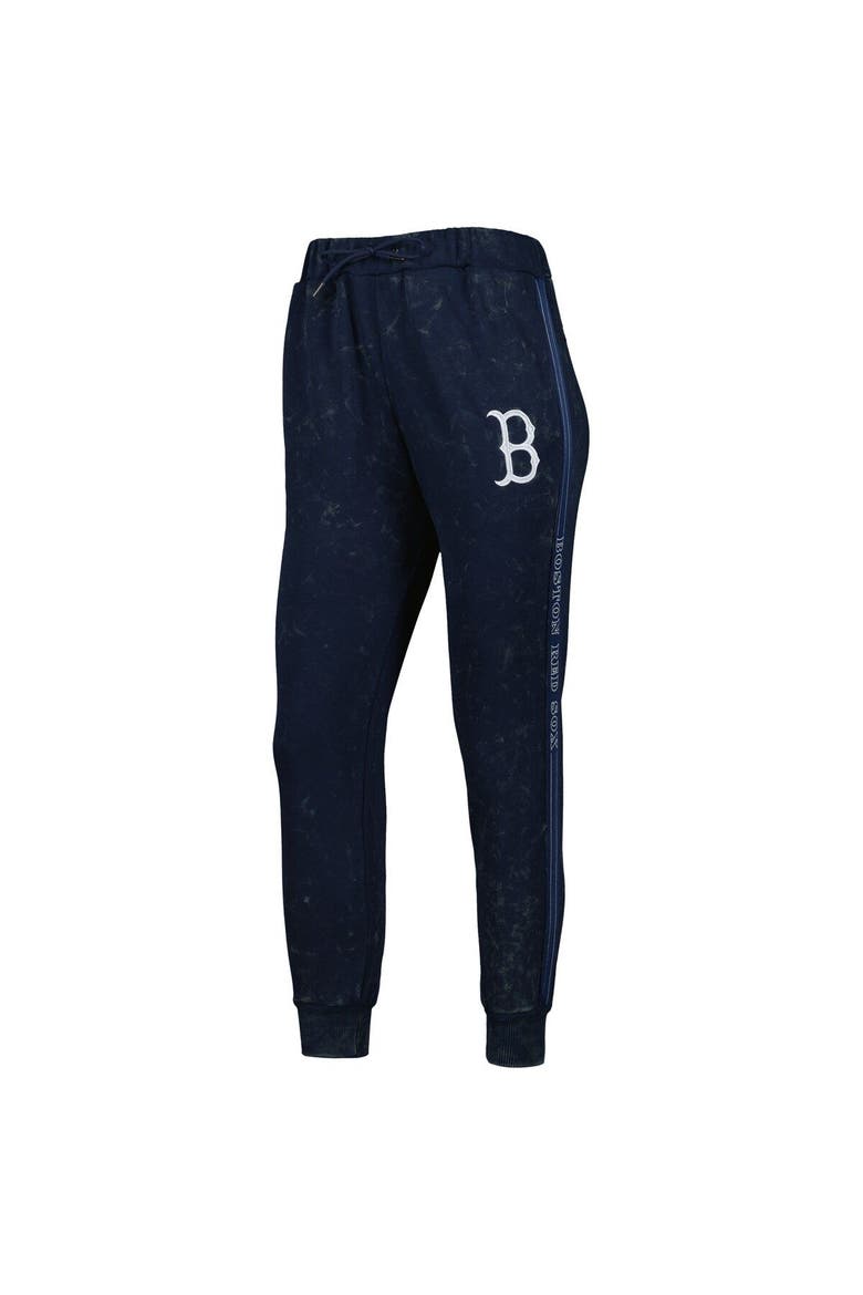 Women's The Wild Collective Navy Boston Red Sox Marble Jogger Pants, Alternate, color, Navy