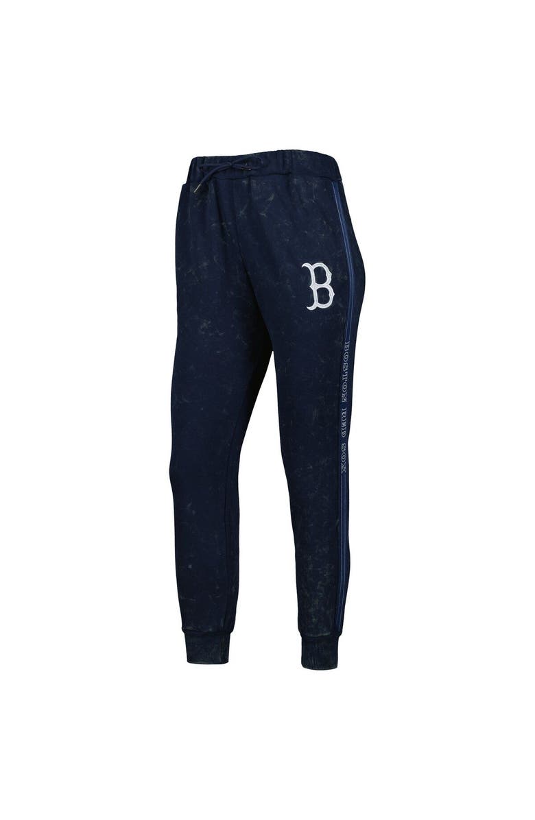 THE WILD COLLECTIVE Women's The Wild Collective Navy Boston Red Sox Marble Jogger Pants, Alternate, color, Navy
