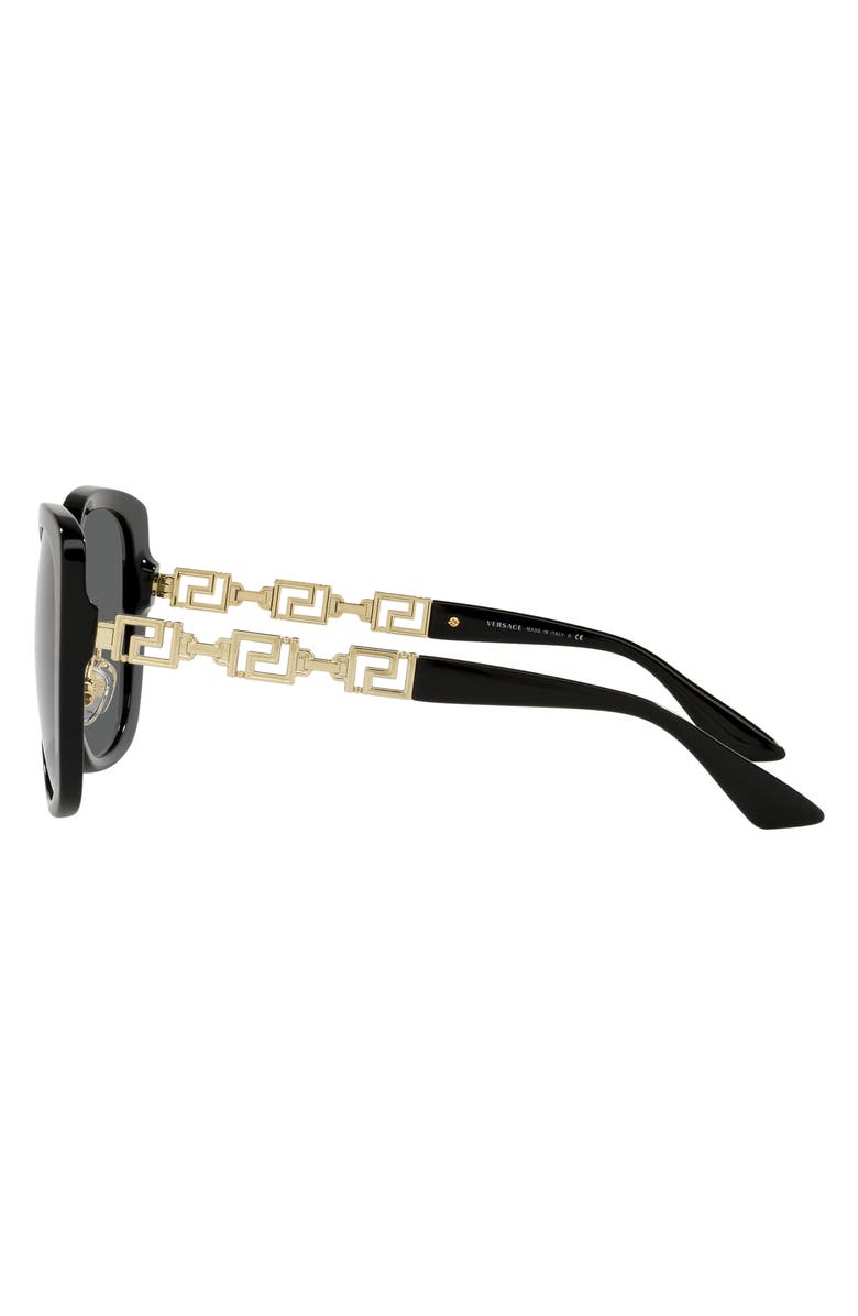 Versace 56mm Pillow Sunglasses, Alternate, color, 