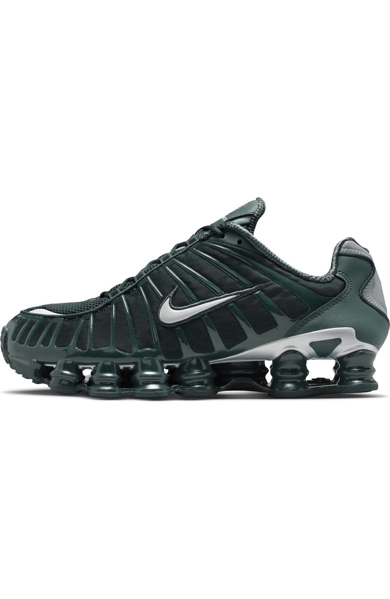 Nike Shox TL: Sneaker, Alternate, color, Seaweed/ Gunmetal