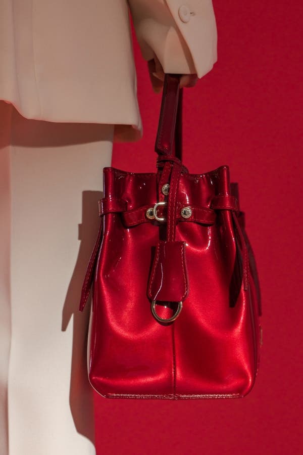 Midnight Rouge 627 Limited Edition Patent Leather Handbag, Alternate, color, Red