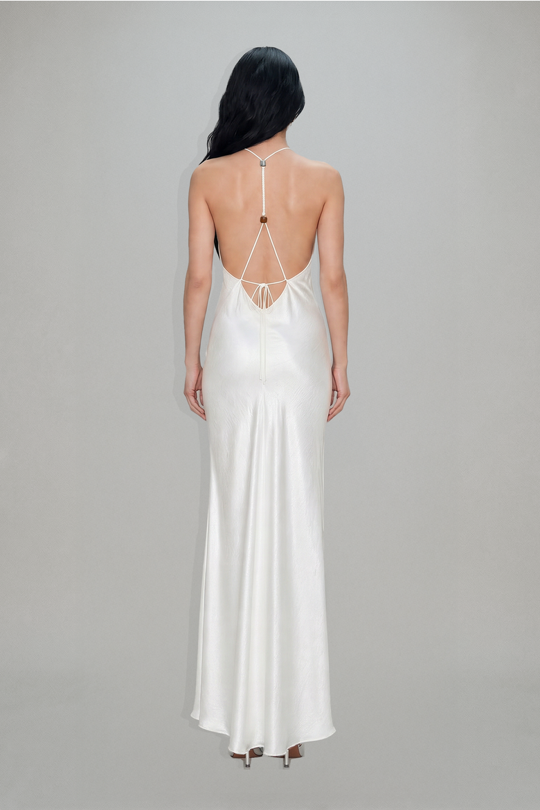 Eden Slip Dress, Alternate, color, Ivory