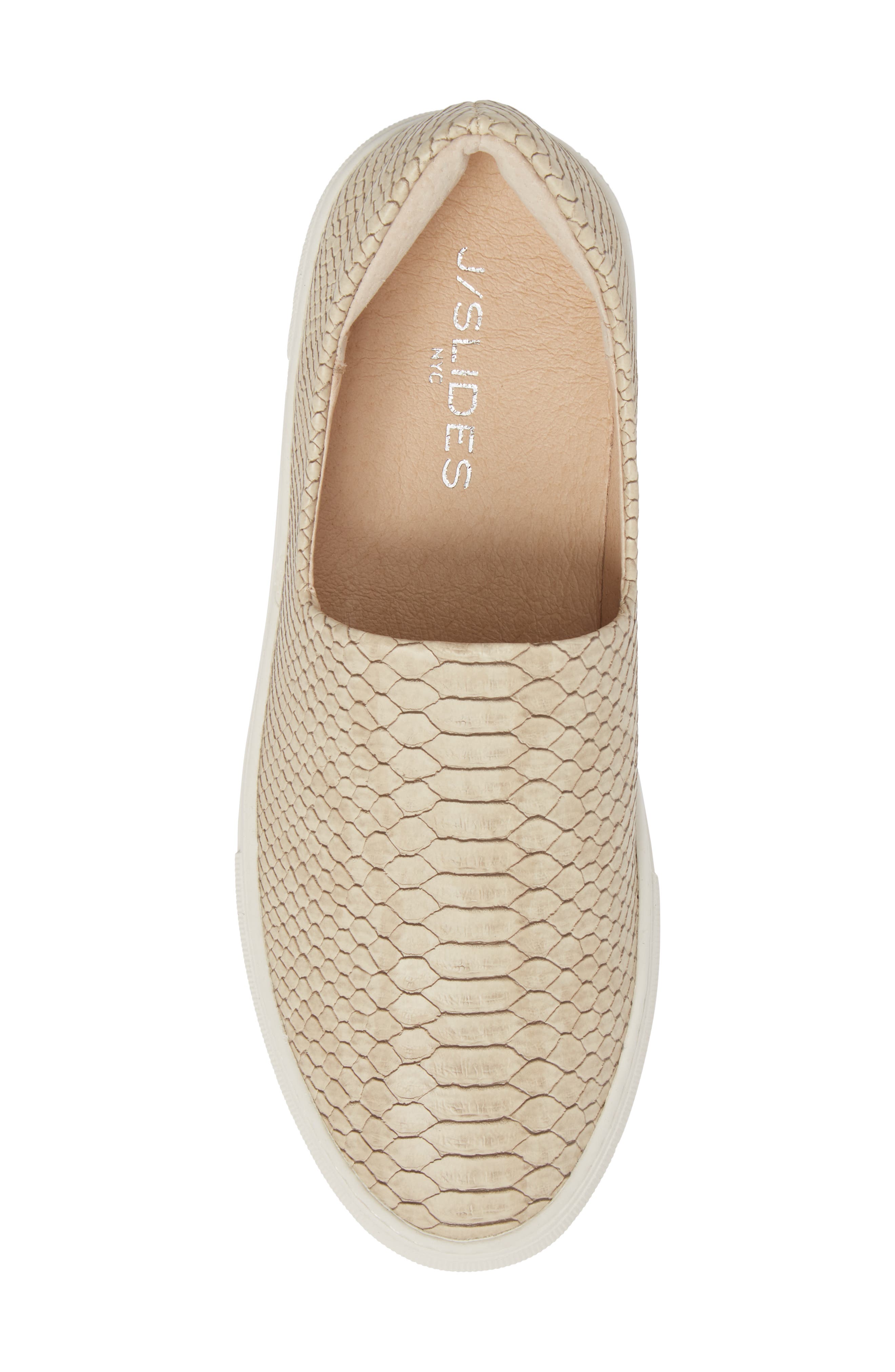 'Ariana' Platform Sneaker, Alternate, color, BEIGE EMBOSSED