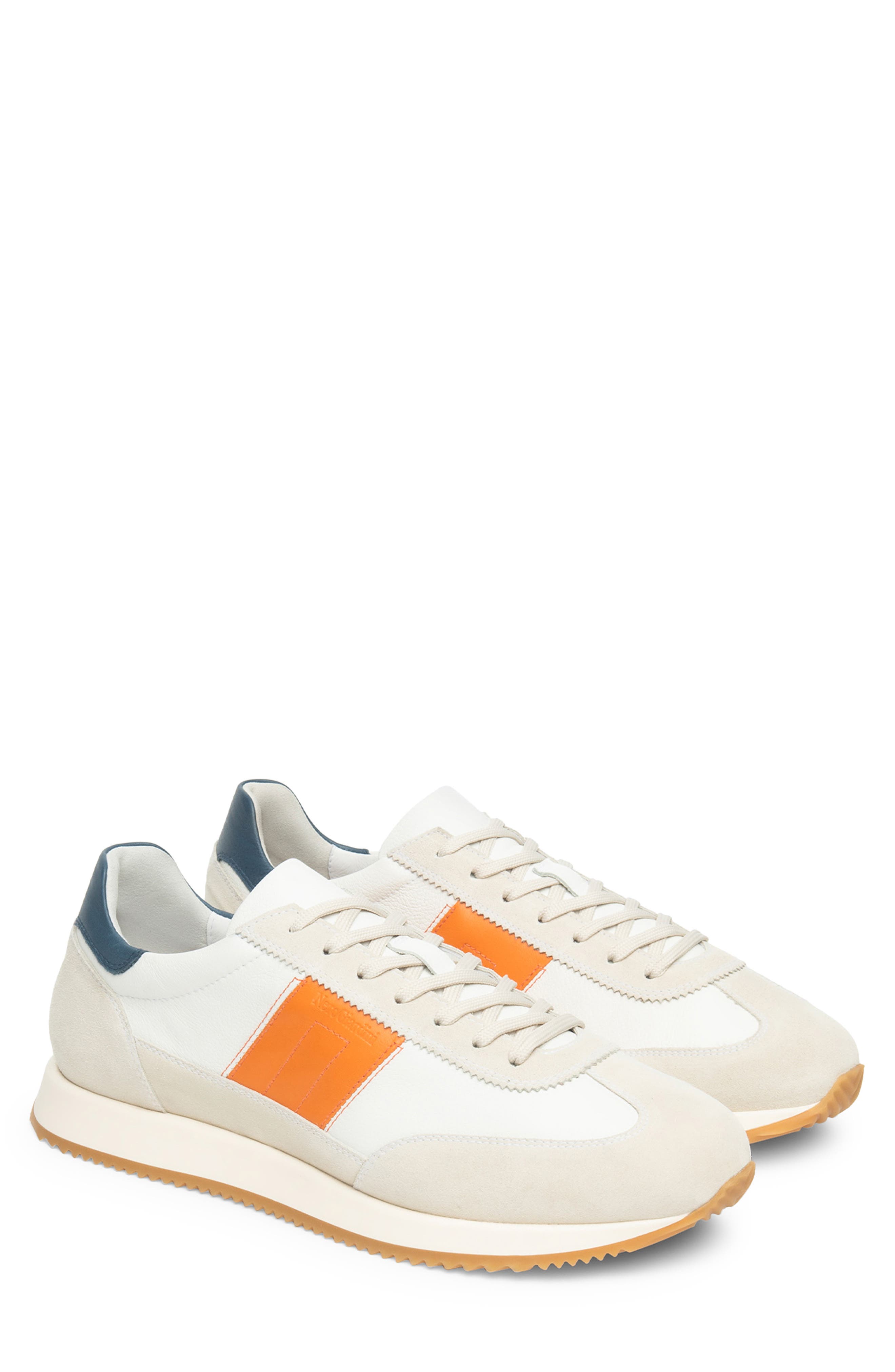 NeroGiardini Retro Low Top Sneaker, Main, color, Orange Multi
