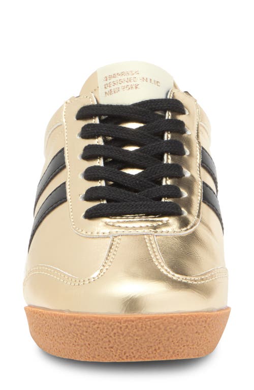 Steve Madden Nirvanna Sneaker In Gold Multi