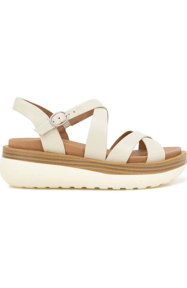Gentle Souls Rebha Strappy Wedge Sandal, Alternate, color, Stone Leather