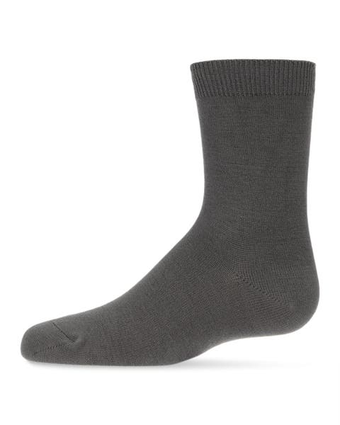 Kid's Basic Soft Rayon Crew Socks