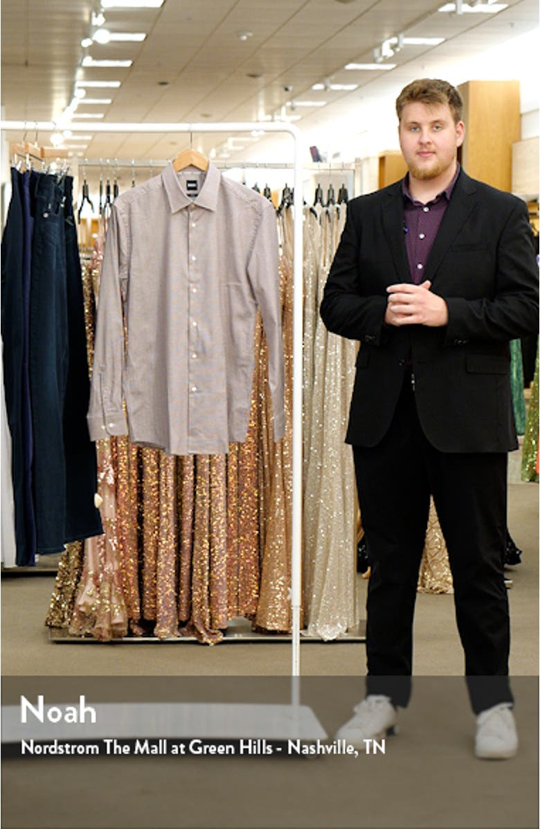 Hank Kent Stripe Stretch Dress Shirt, sales video thumbnail