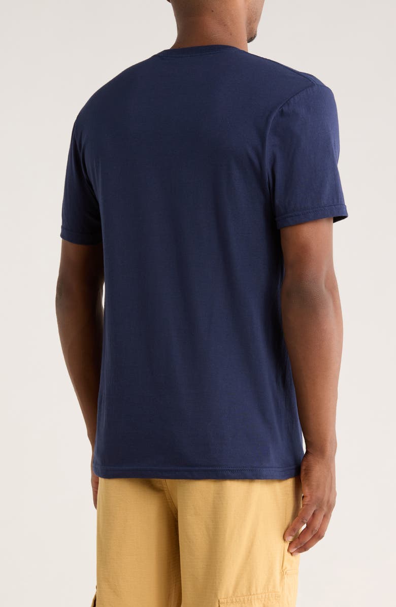 Vans Heritage Logo Cotton Graphic T-Shirt, Alternate, color, Navy