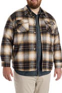 True Nation by DXL Big & Tall Plaid Shirt Jacket