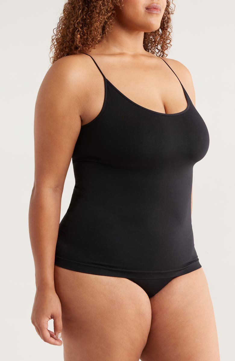 Nordstrom Seamless Layering Camisole, Alternate, color, Black