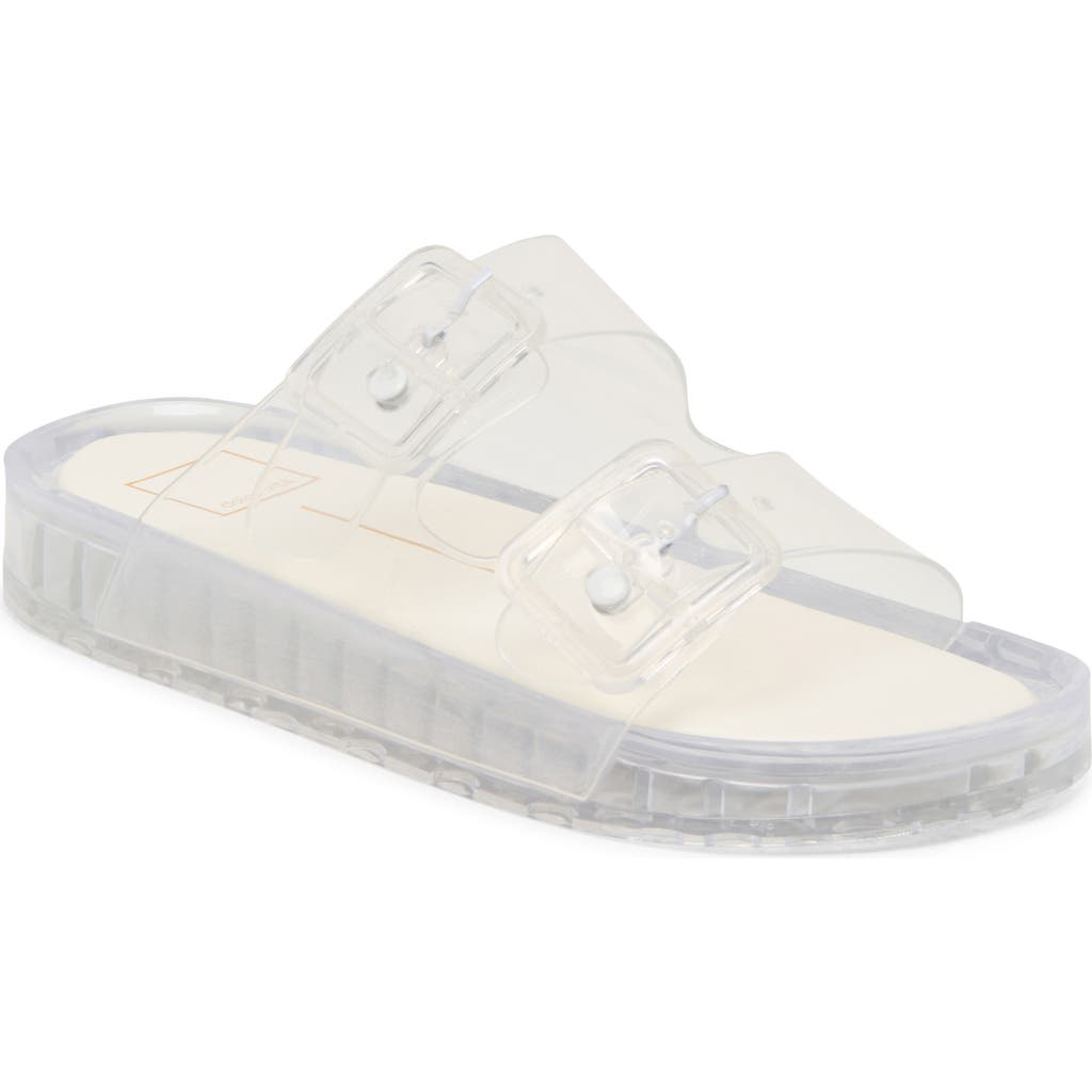 Shop Dolce Vita Julio Jelly Sandal In Crystal Vinyl
